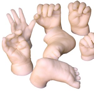 The Right Material to Cast a Baby’s Hand or Foot