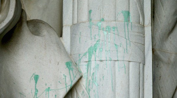 Park Service Calls Lincoln Memorial Vandalism ‘Devastating'