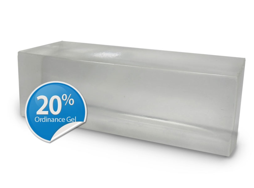 20% Clear Ballistic Gel 