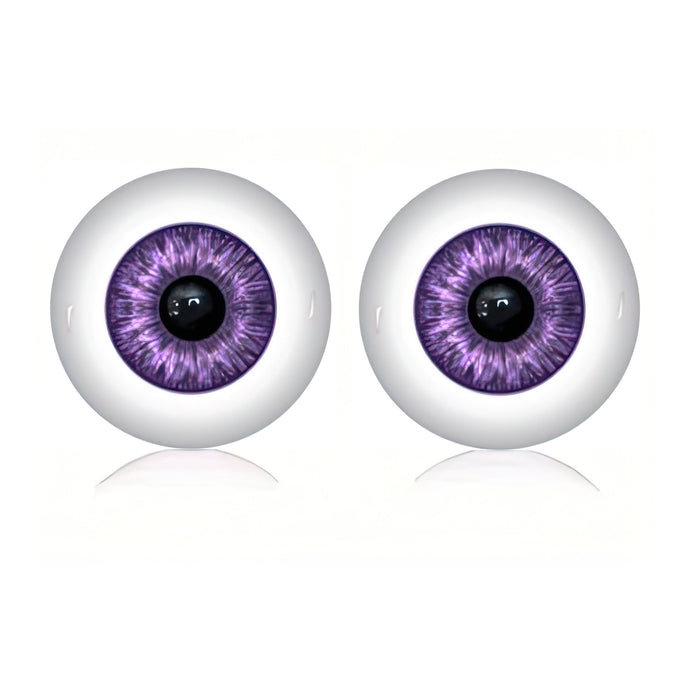 Pair Violet Acrylic Eyes 26 MM